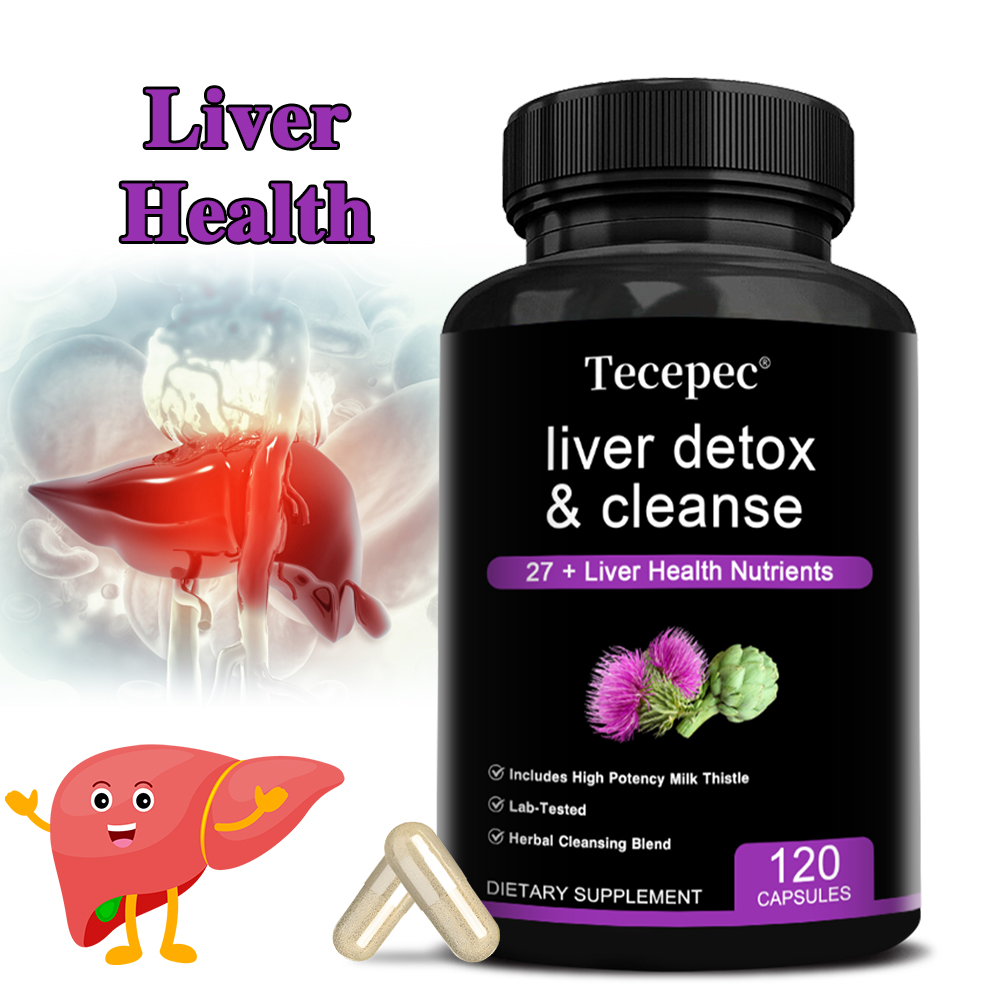 Herbal Wellness For You - แคปซูลเสริมอาหารบำรุงตับ ผสมสารสกัดจากมิลค์ธิสเทิล แดนดิไลออน ขมิ้น และอาร์ติโชก 120